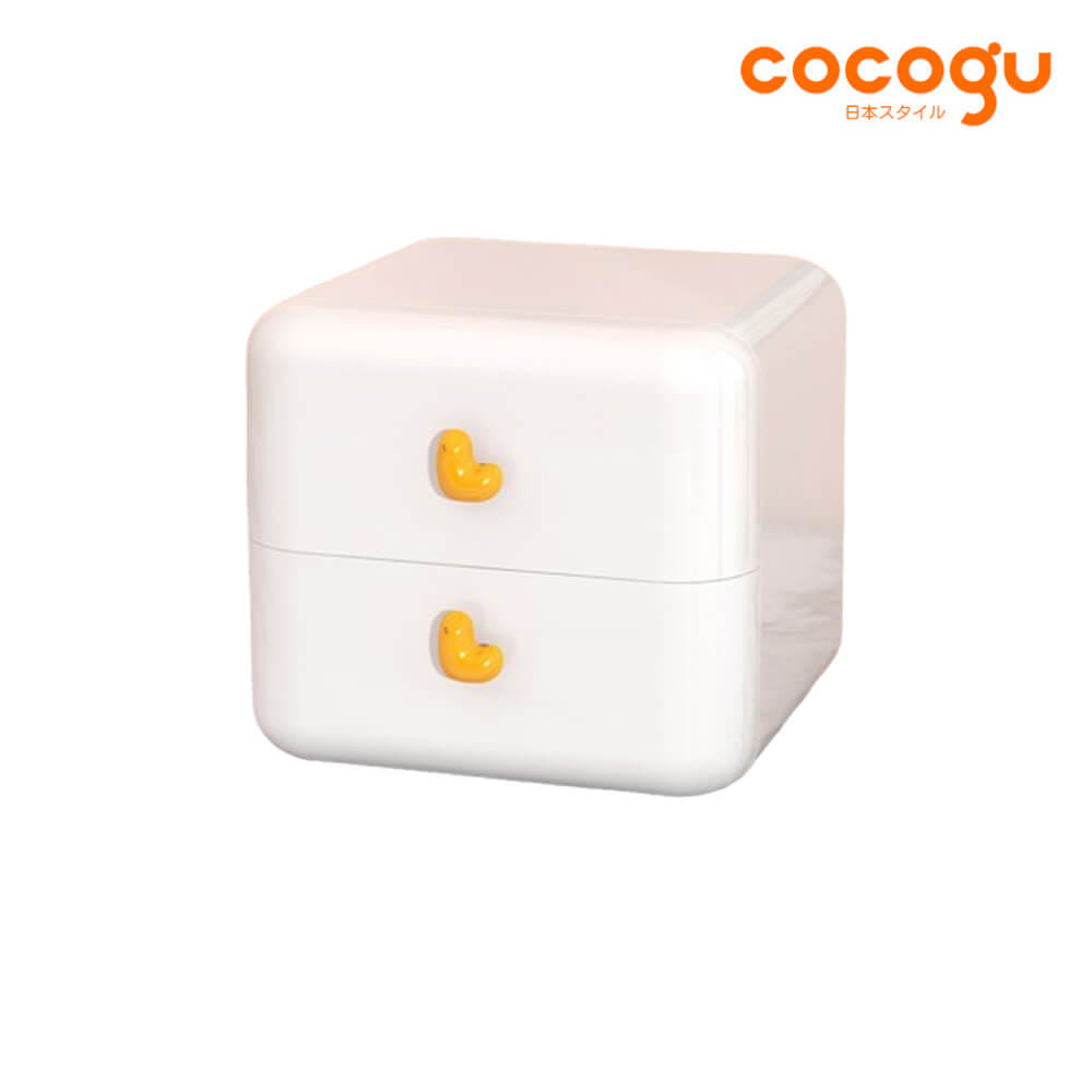 กล่องลิ้นชัก 2 ชั้น COCOGU รุ่น JRC101 สีขาว_0